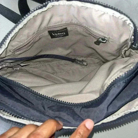 KIPLING Silen Blueish Gray Crossbody Bag - Picture 10 of 14